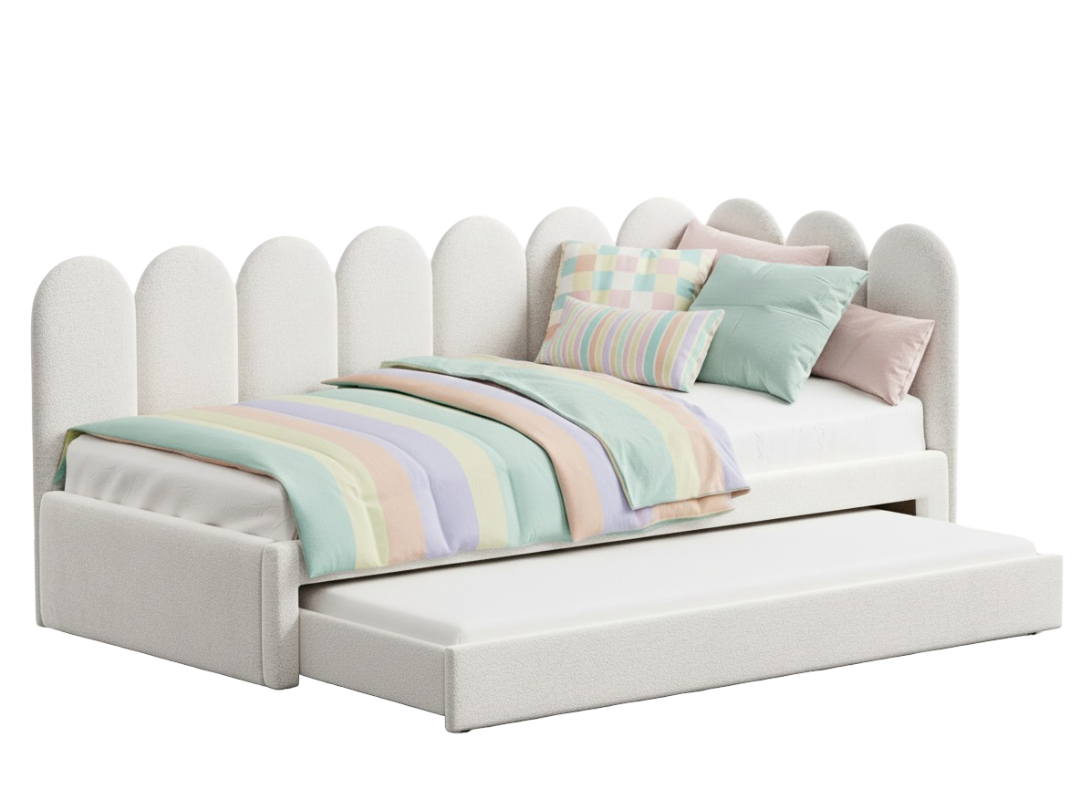 Fence Bed with Trundle Storage
