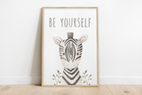 Be Yourself Zebra