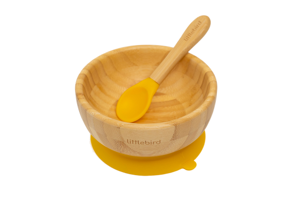 Bamboo Bowl + Spoon Set