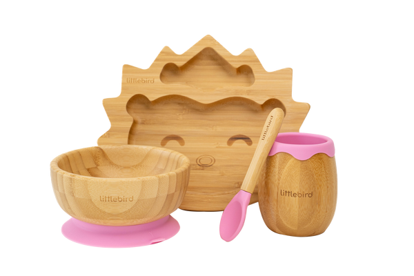 Hedgehog Life Bamboo Feeding Set