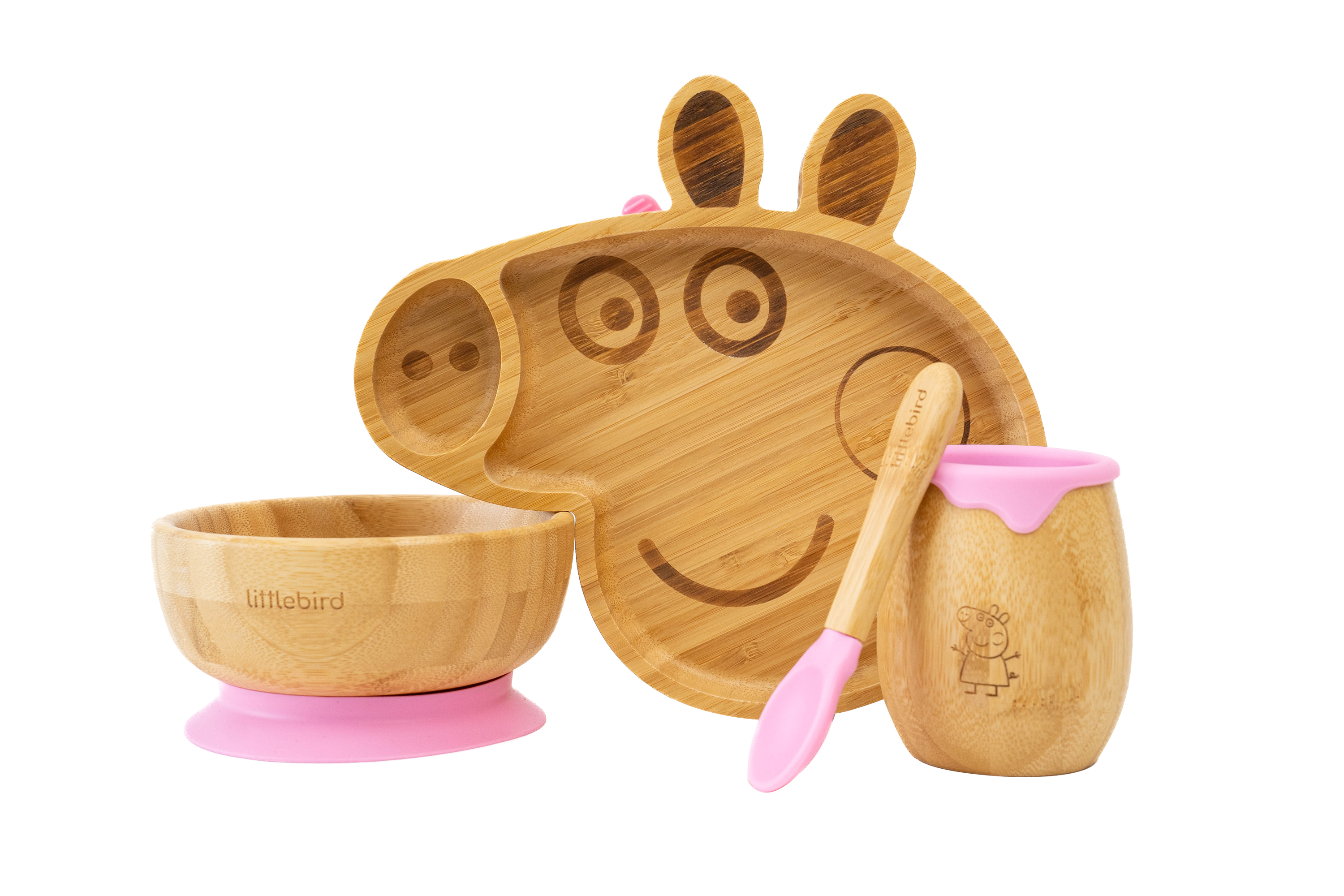 Limited Edition Peppa Pig Bamboo Feeding Set
