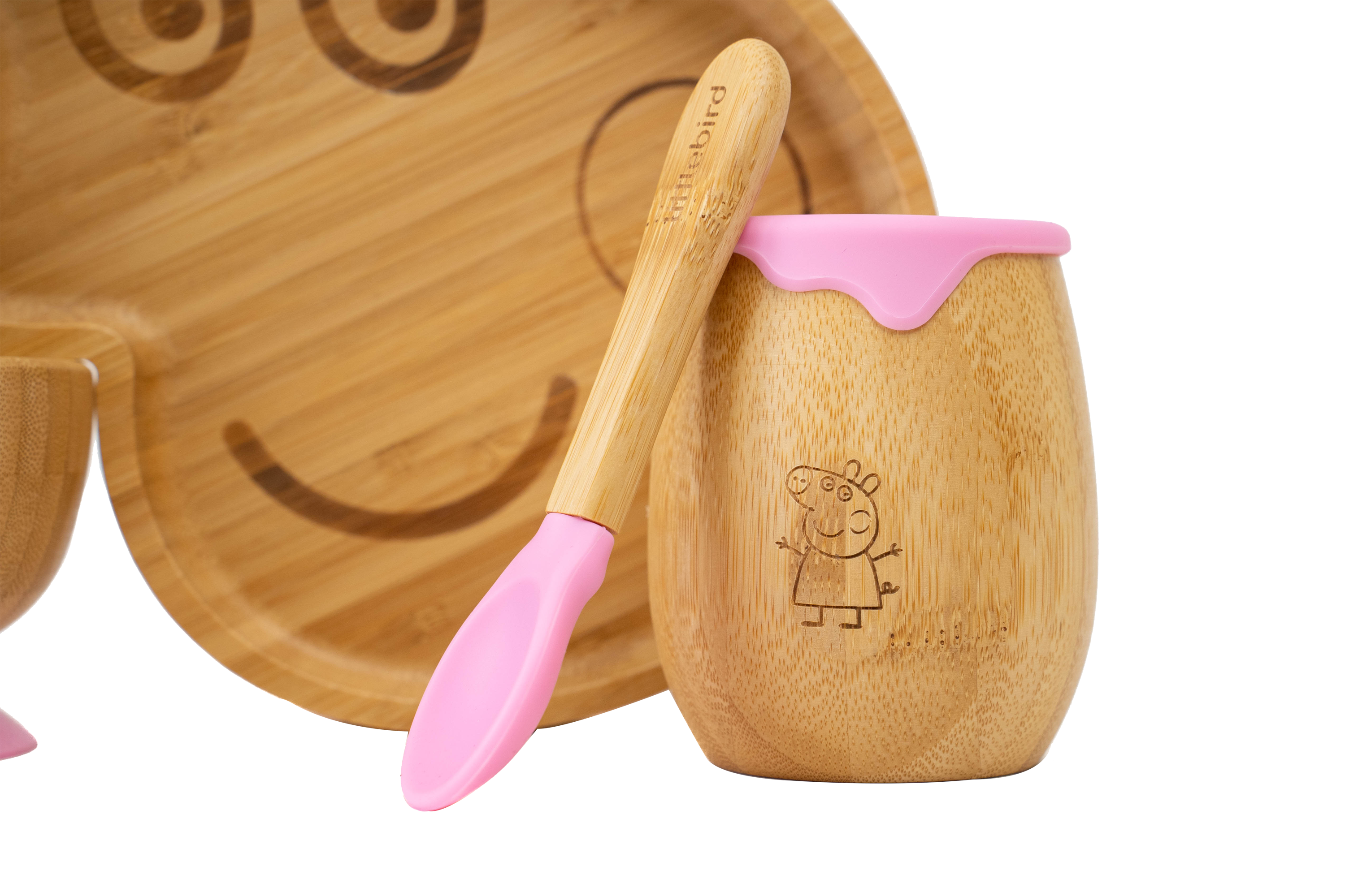 Limited Edition Peppa Pig Bamboo Feeding Set