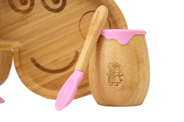 Limited Edition Peppa Pig Bamboo Feeding Set