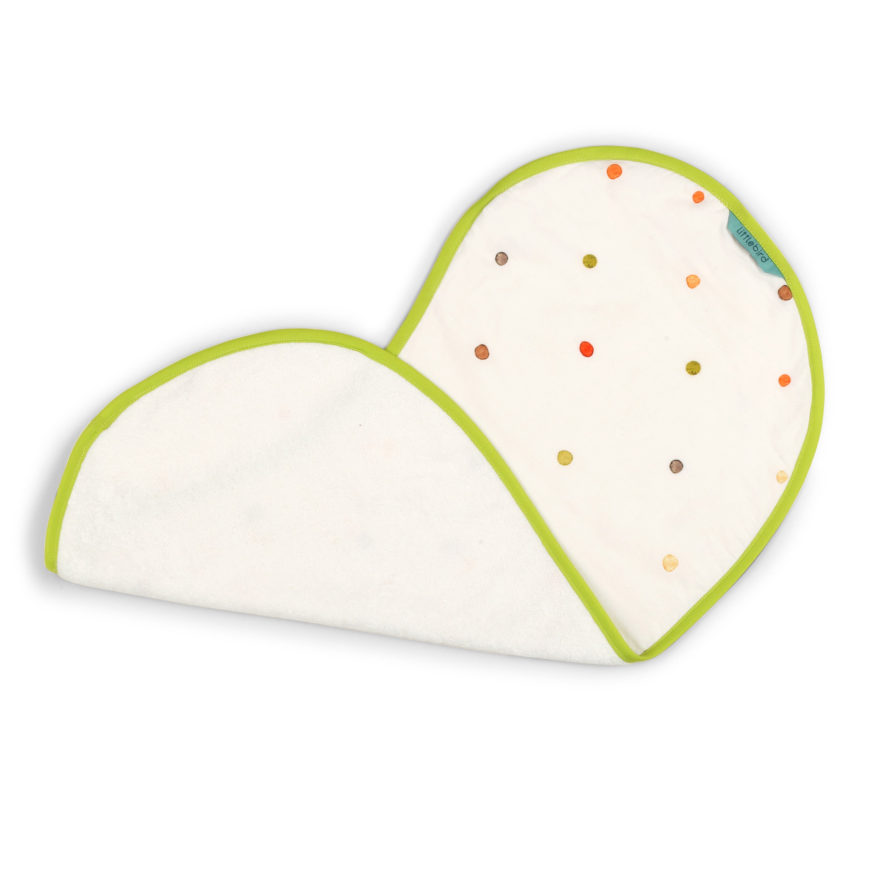Polka Life- Burping Cloth Bib