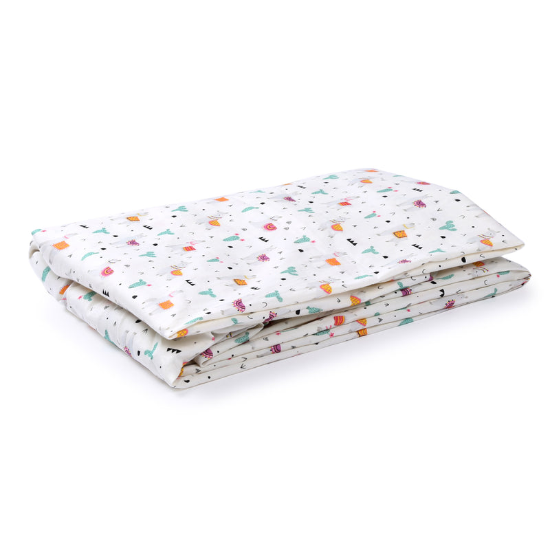 Llama Life- Fitted Cot Sheets in Organic Cotton