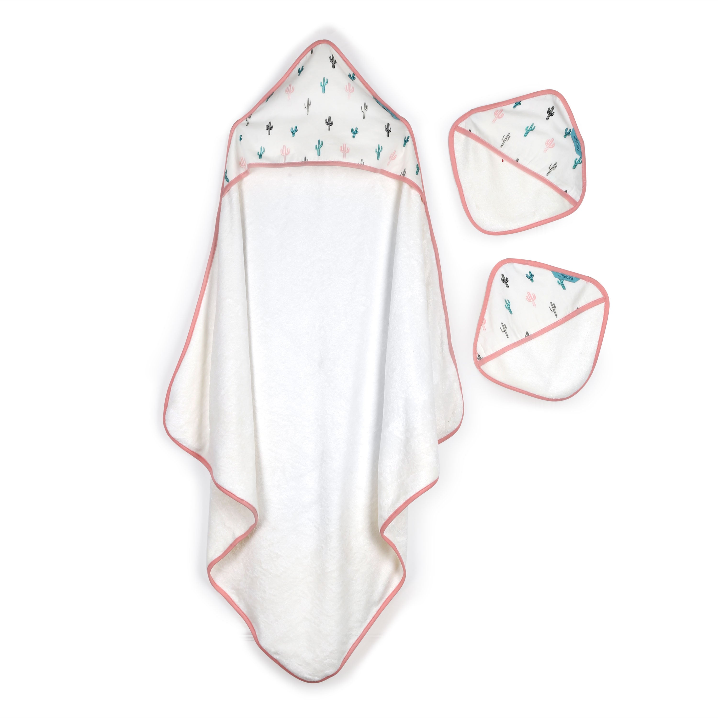 Cactus Play- Hooded Bamboo Towel Set