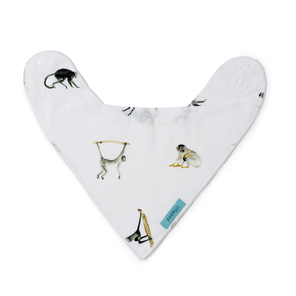 LittleBird Swinging Monkey Bibs- Pack of 2