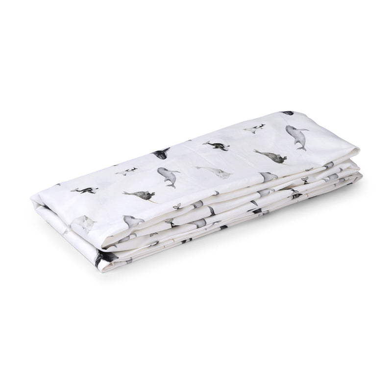 Sea Life- Fitted Cot Sheets in Organic Cotton