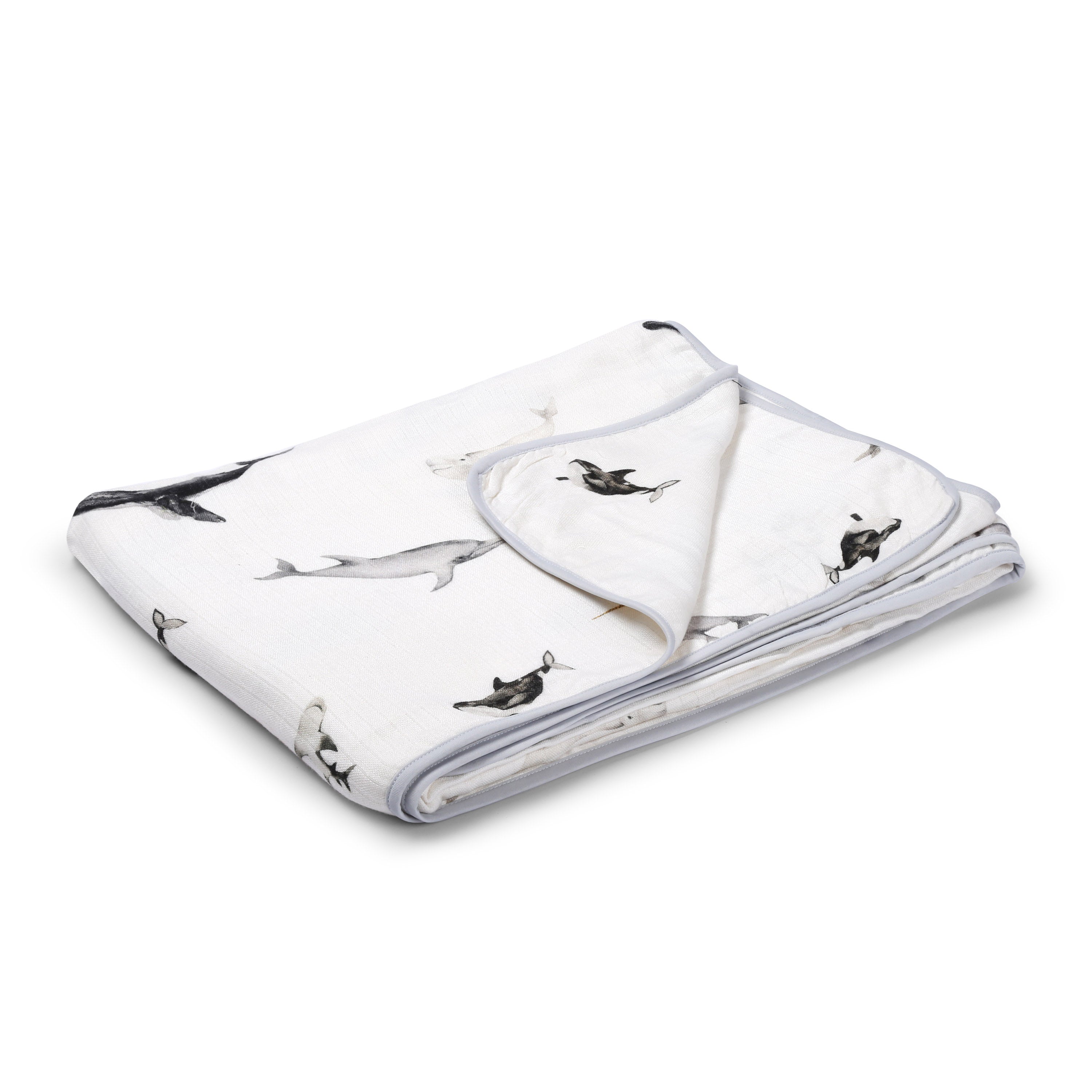 Seaworld- 4 Layer Bamboo Muslin Blanket
