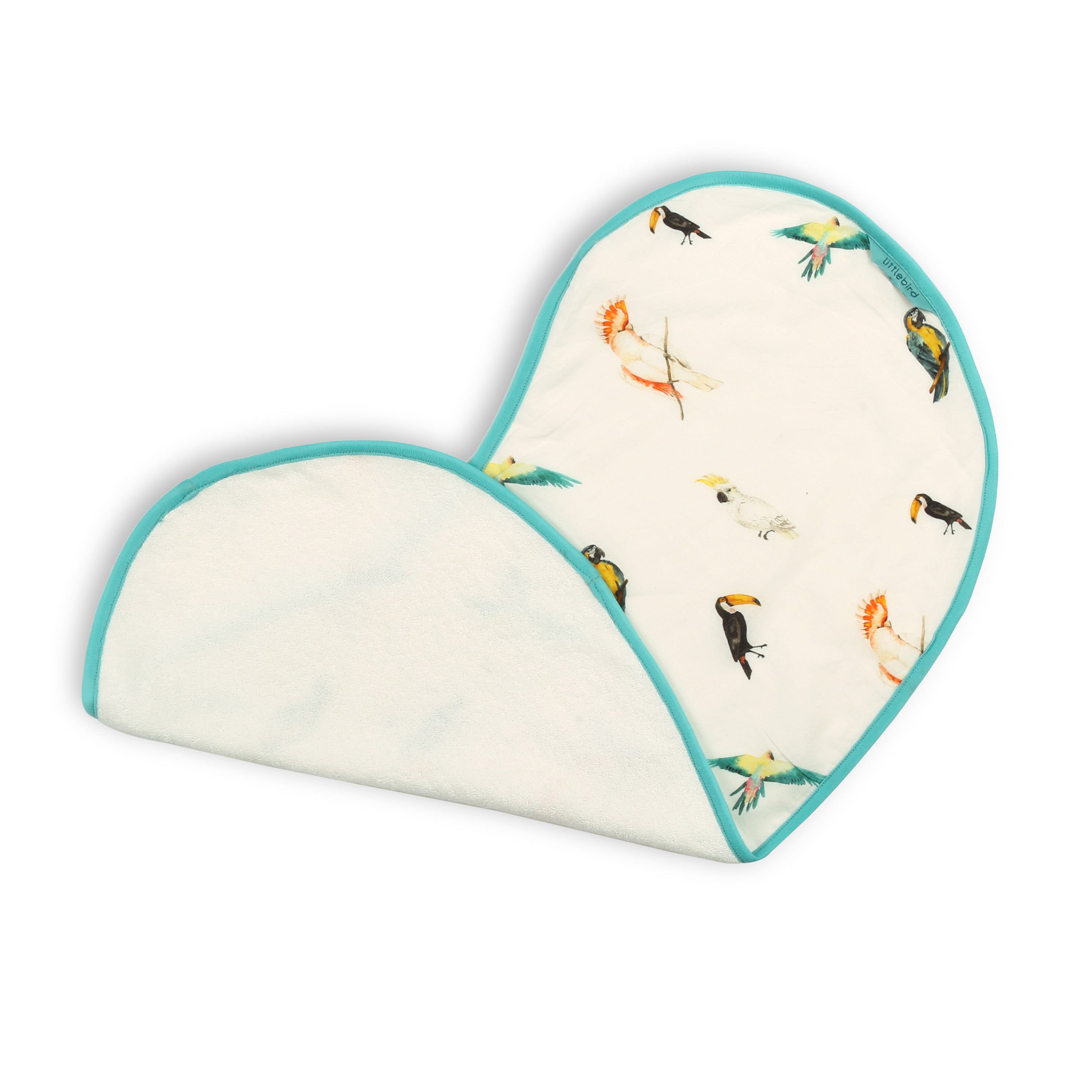 Bird Life Burping Cloth Bib