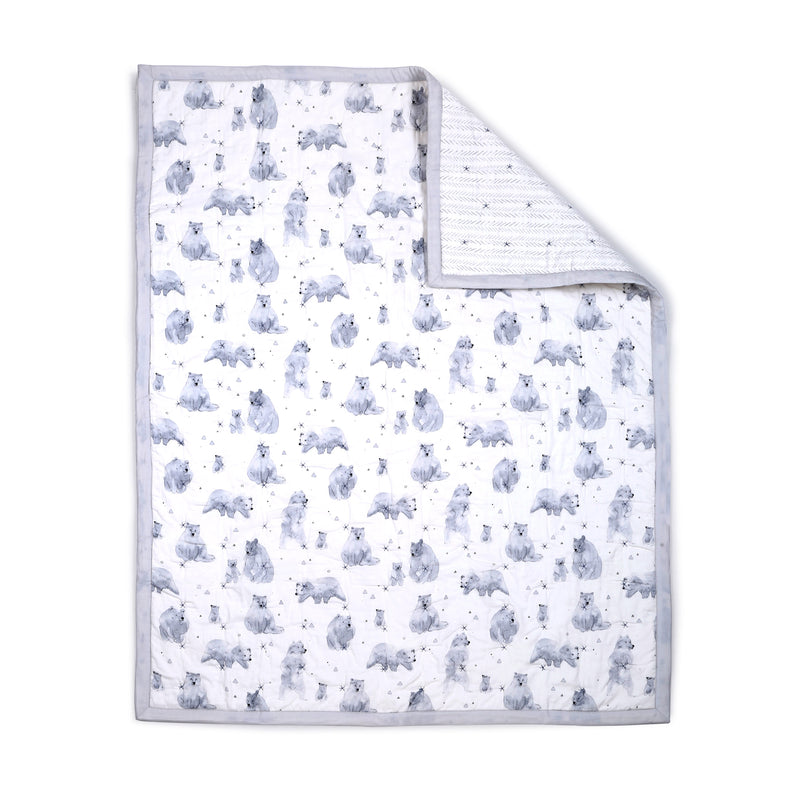 Bear Life- Reversible All Weather Quilt in Organic Cotton