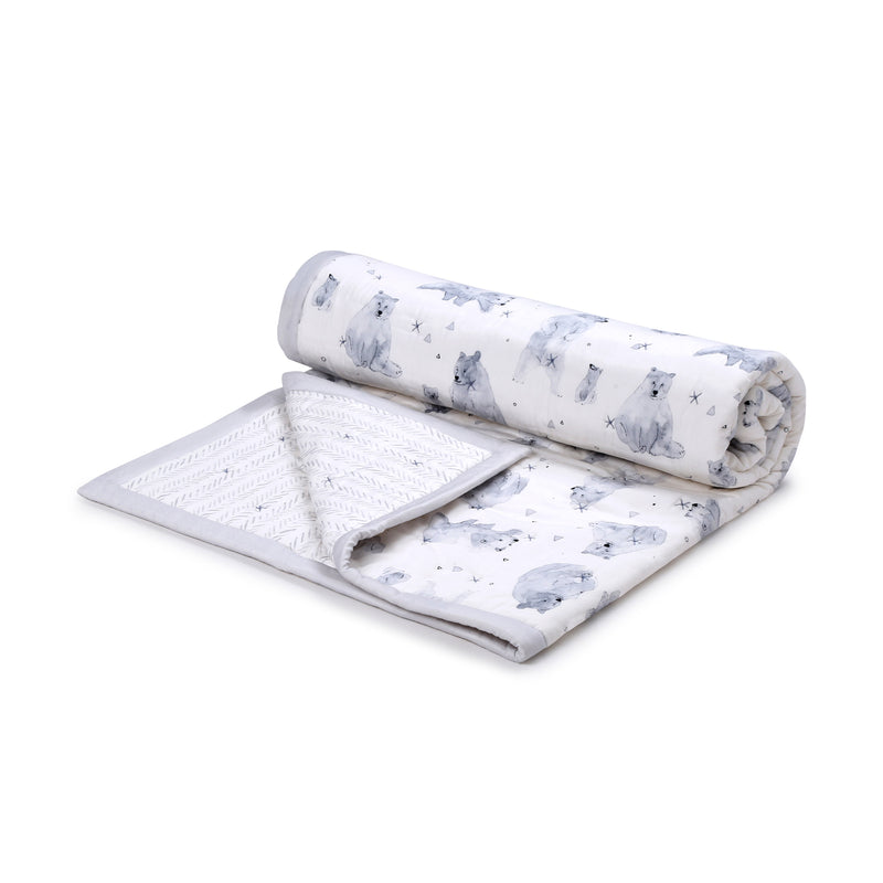 Bear Life- Reversible All Weather Quilt in Organic Cotton