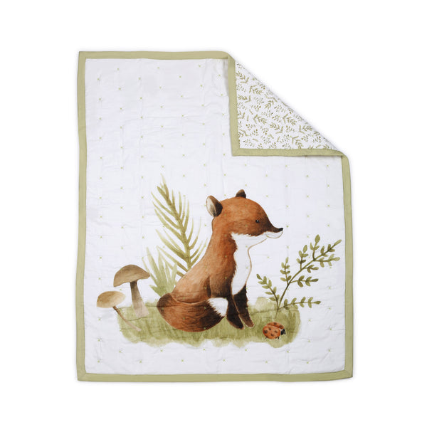 Fox Life- Reversible All Weather Quilt in Organic Cotton