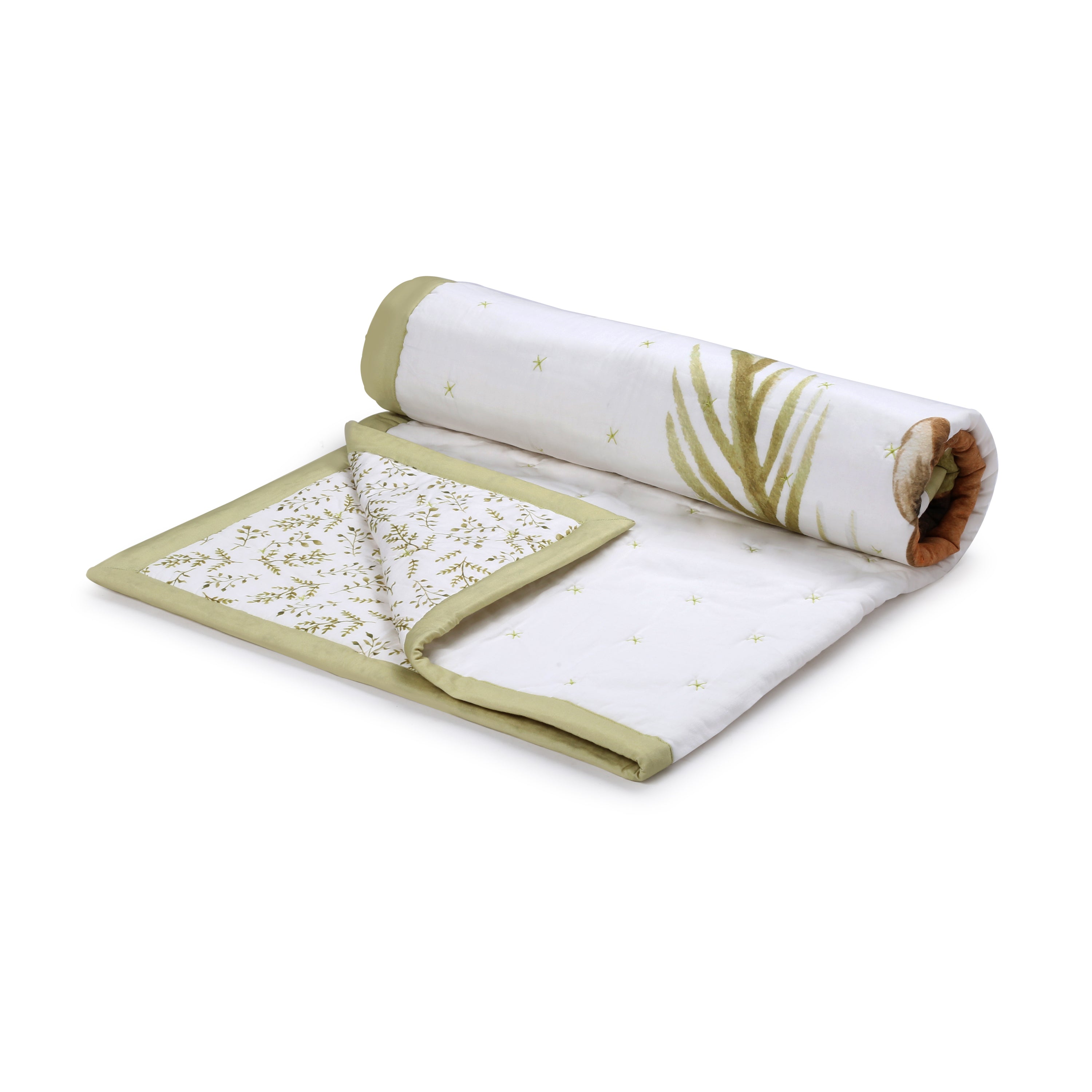 Fox Life- Reversible All Weather Quilt in Organic Cotton