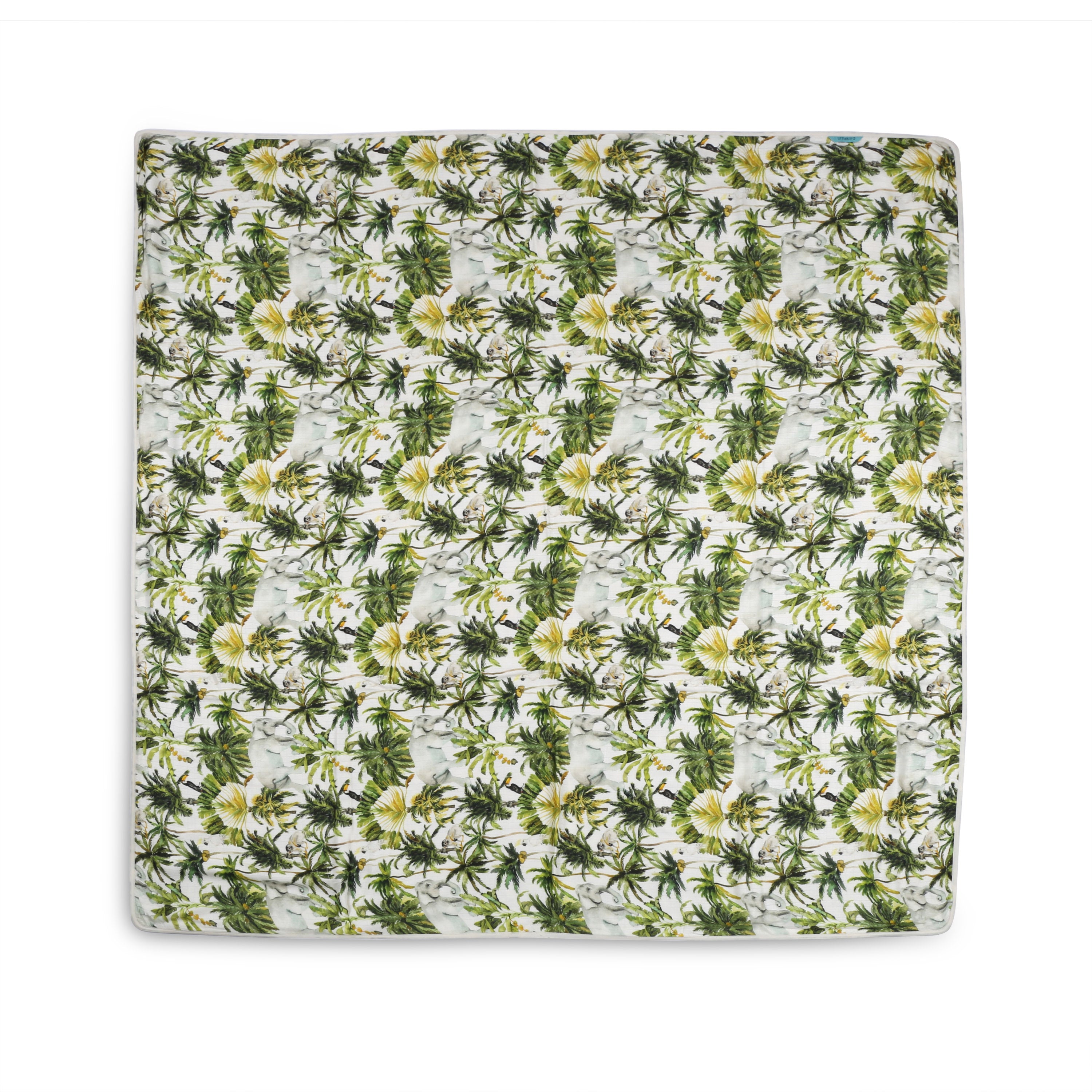 Life of the Jungle- 4 Layer Muslin Blanket