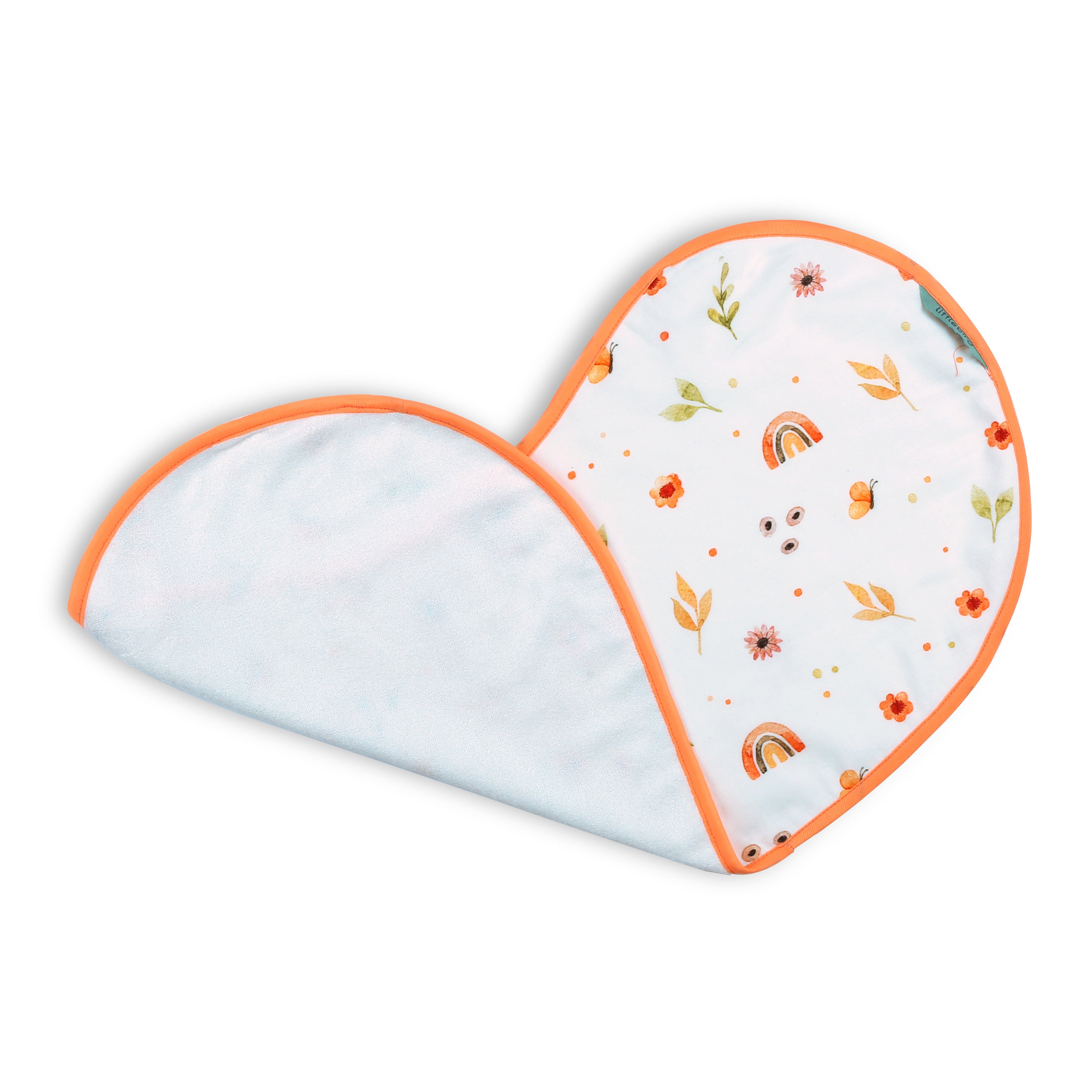 Rainbow Life Burping Cloth Bib