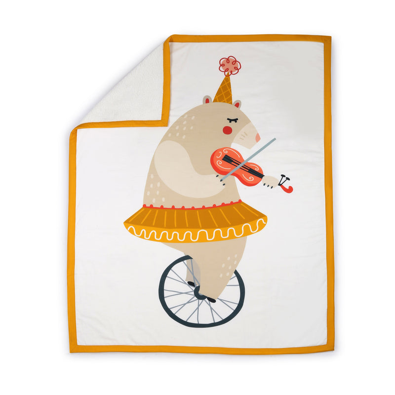 Bear Tricycle Life- Cold Weather Quilt in Organic Cotton