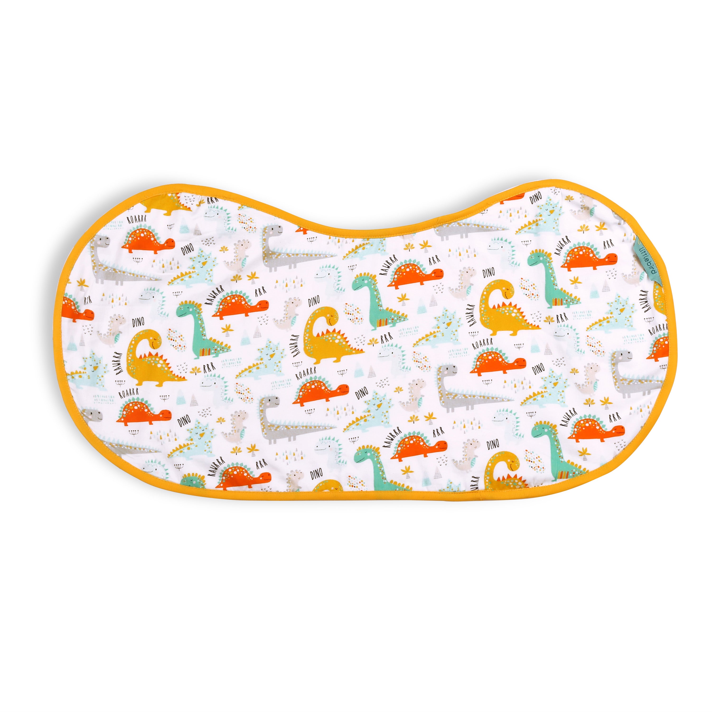 Dino Life Burping Cloth Bib