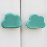 Cloud Ceramic Knobs Set of 4