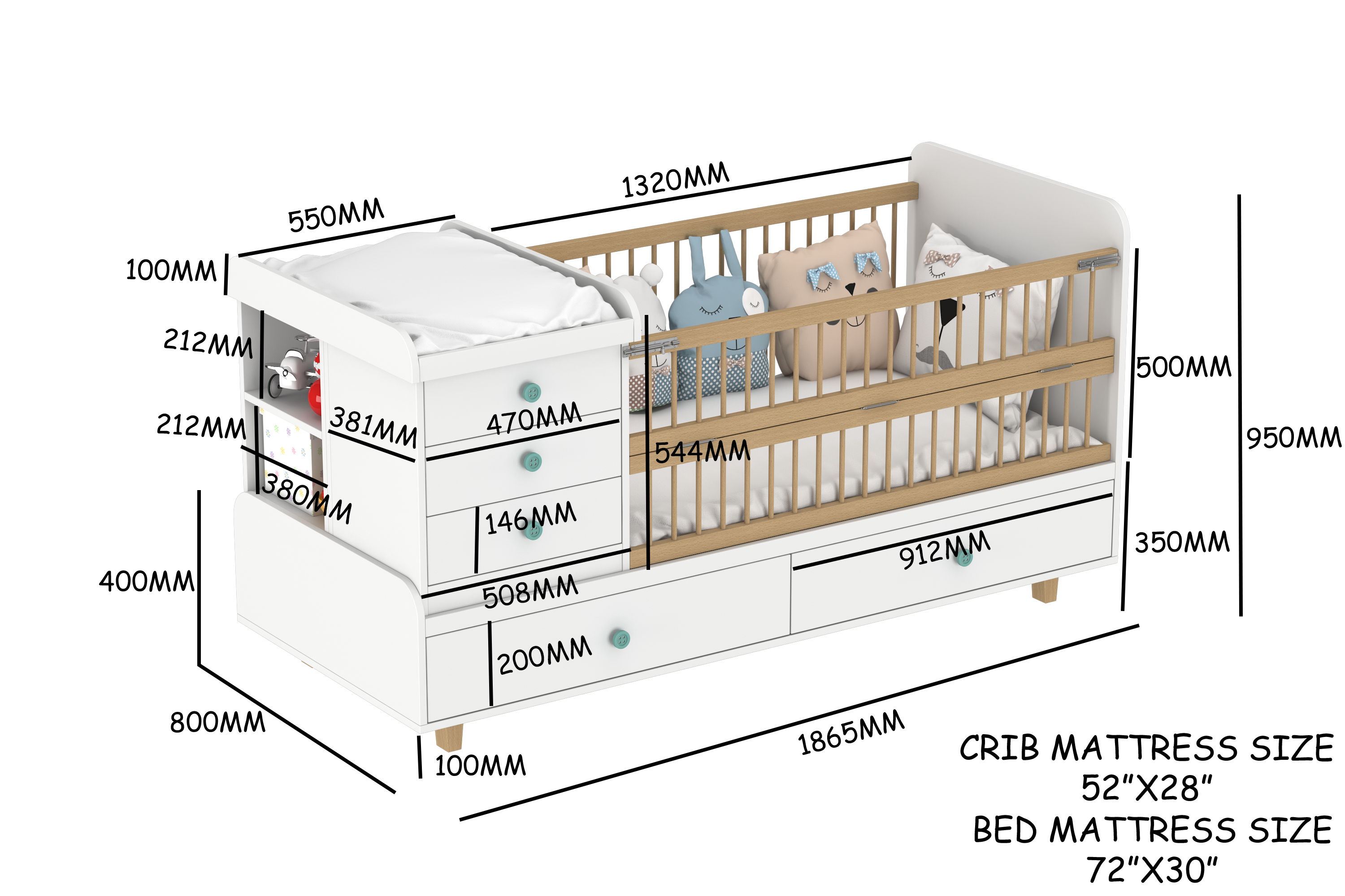 Grant Convertible Bed