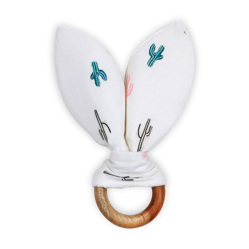 Cactus Life Neem Wood Bunny Teether