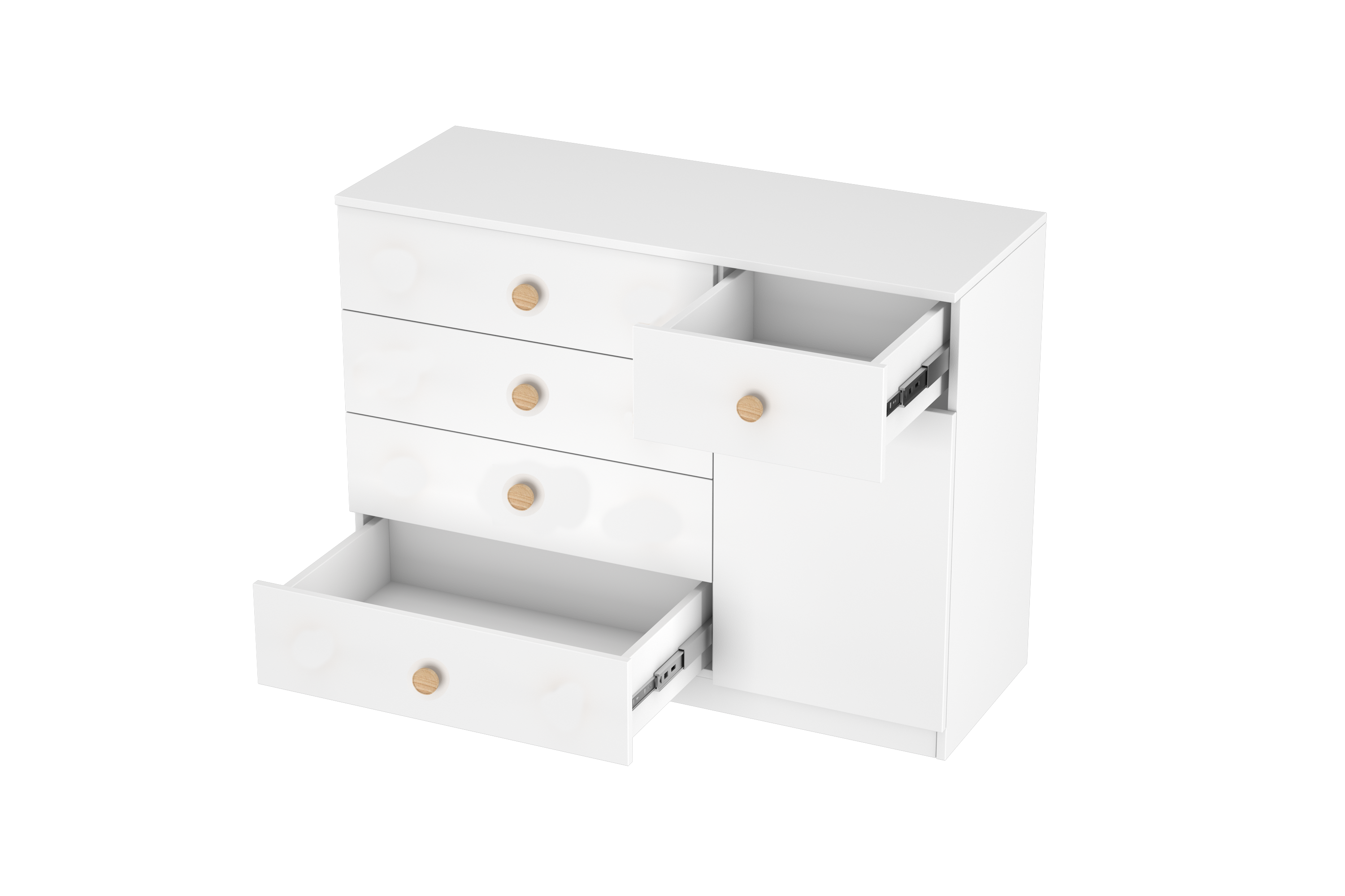 LittleBird Chest of Drawer S10 in White