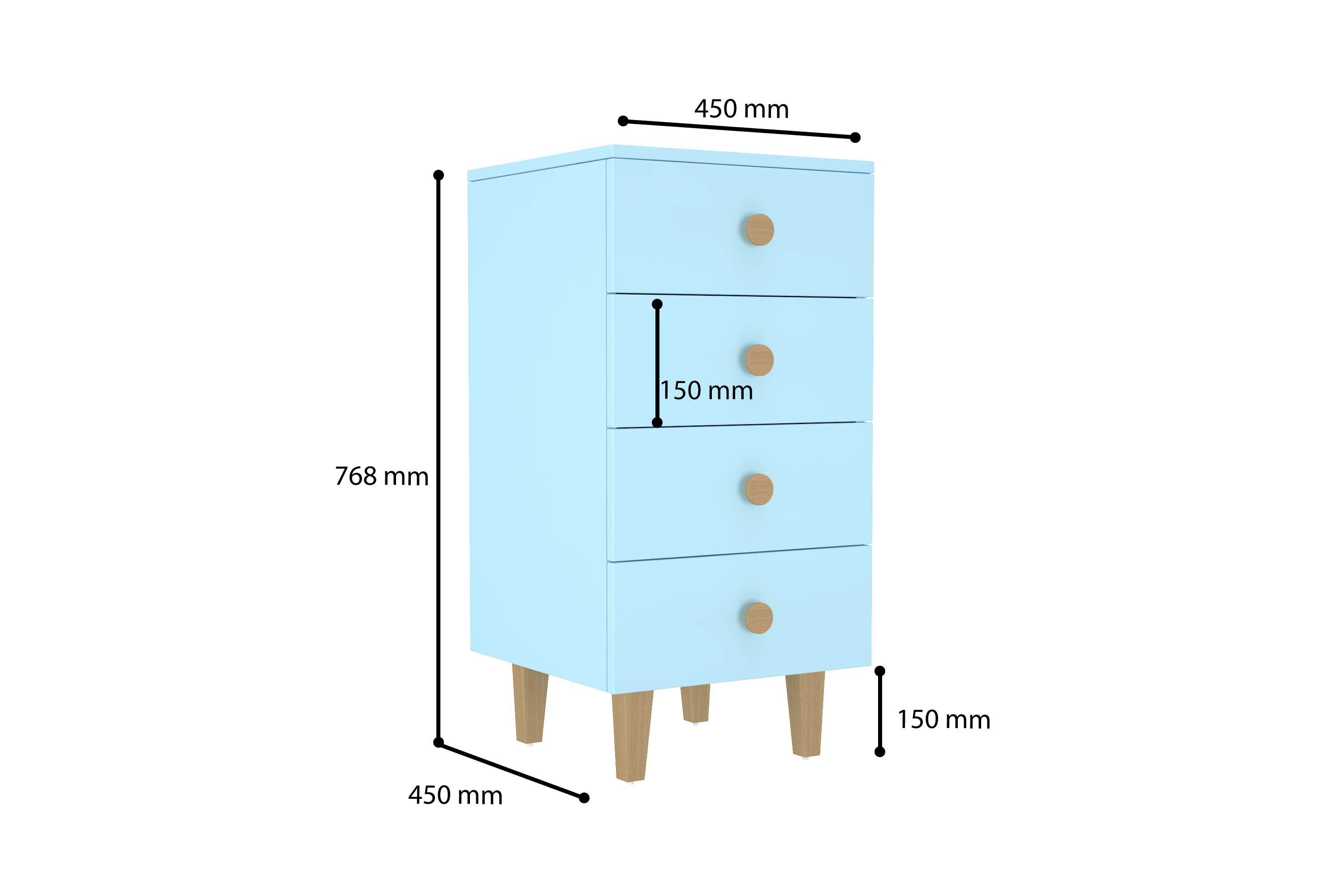 Cuckoo TallBird Chest of Drawers