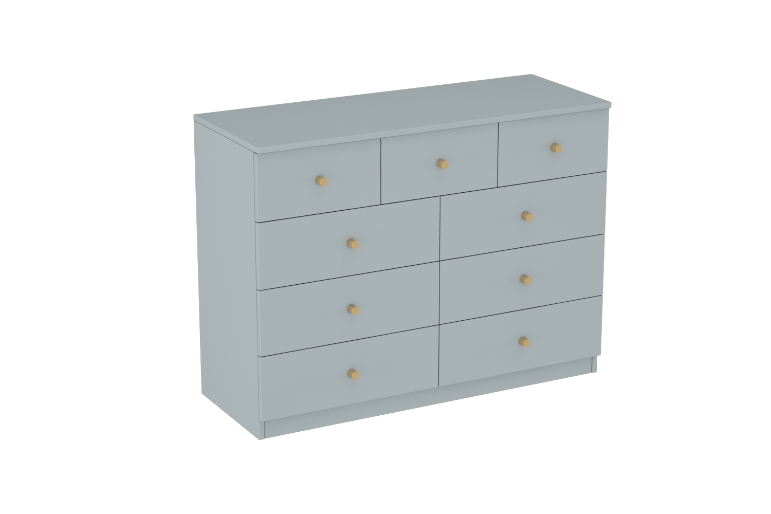 LittleBird Chest of Drawer S3 in Grey