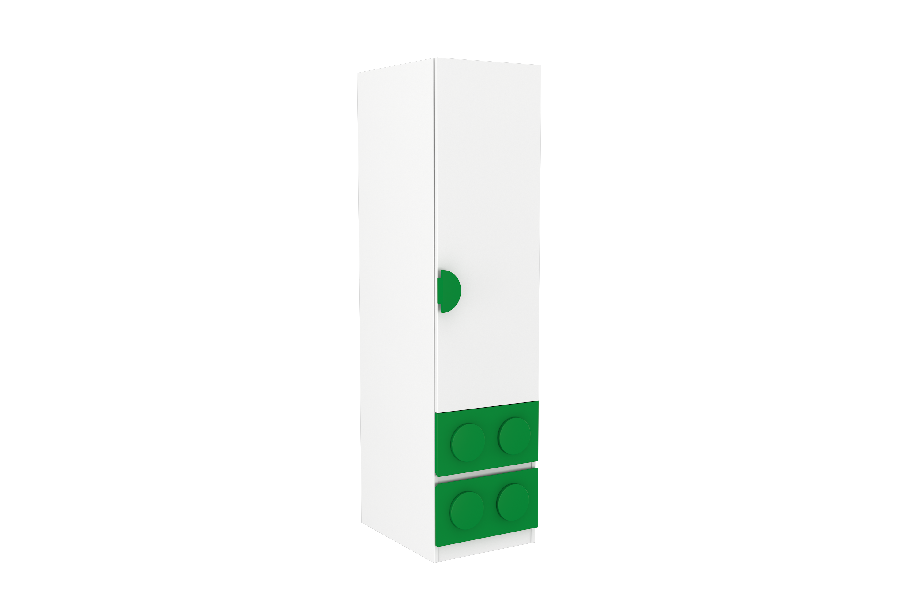 Lego Inspired Single Door Wardrobe