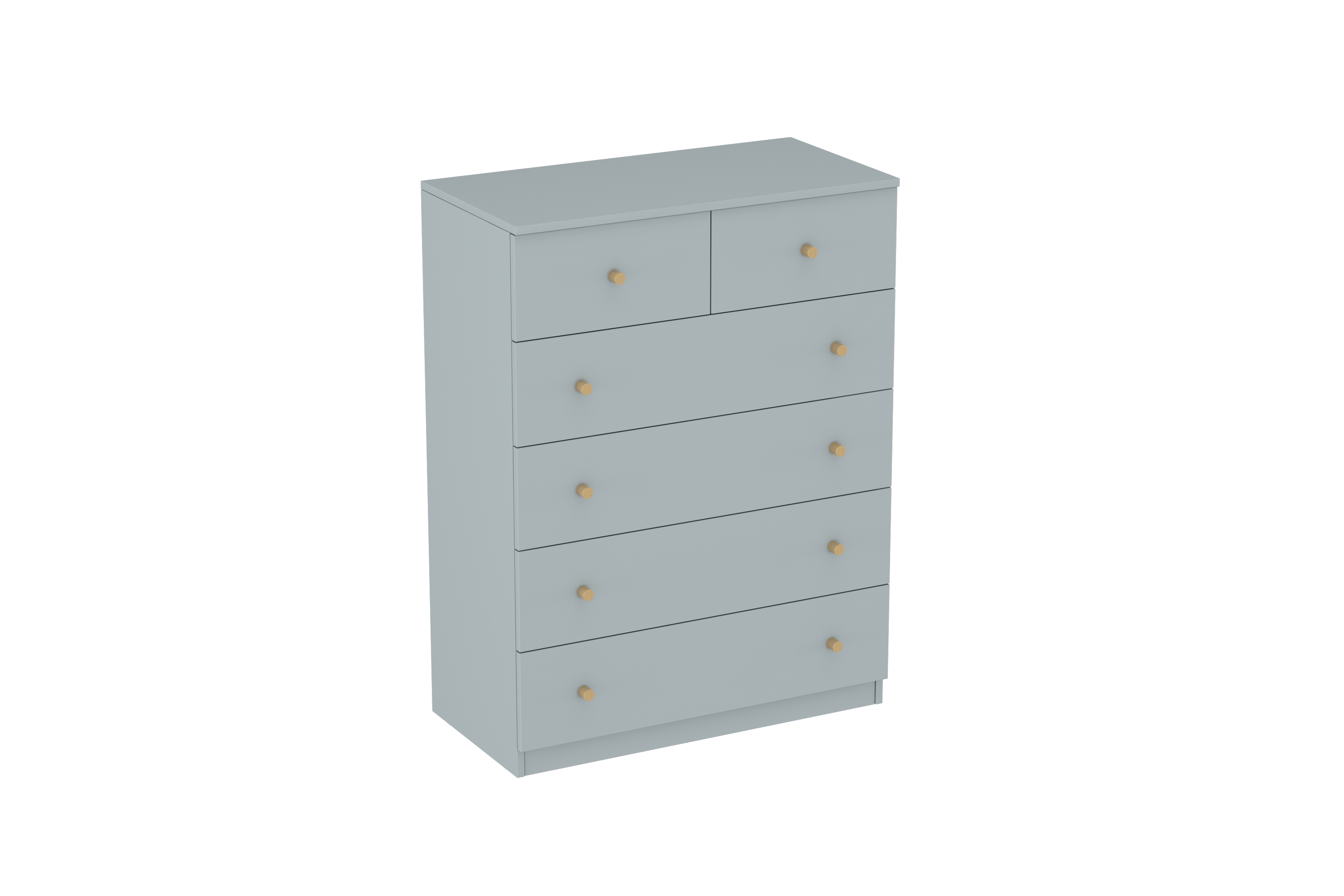 LittleBird Chest of Drawer S4 in Grey