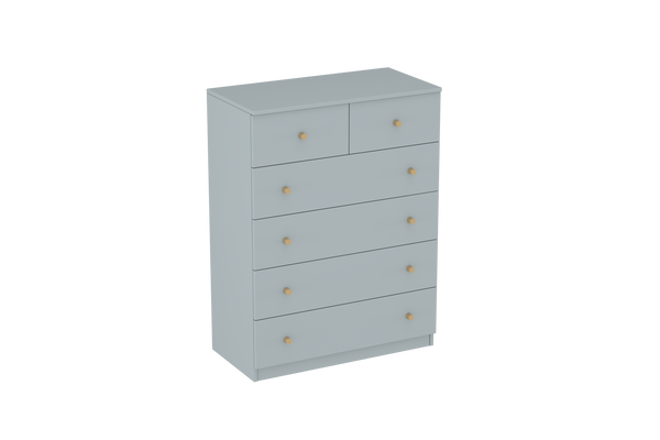 LittleBird Chest of Drawer S4 in Grey