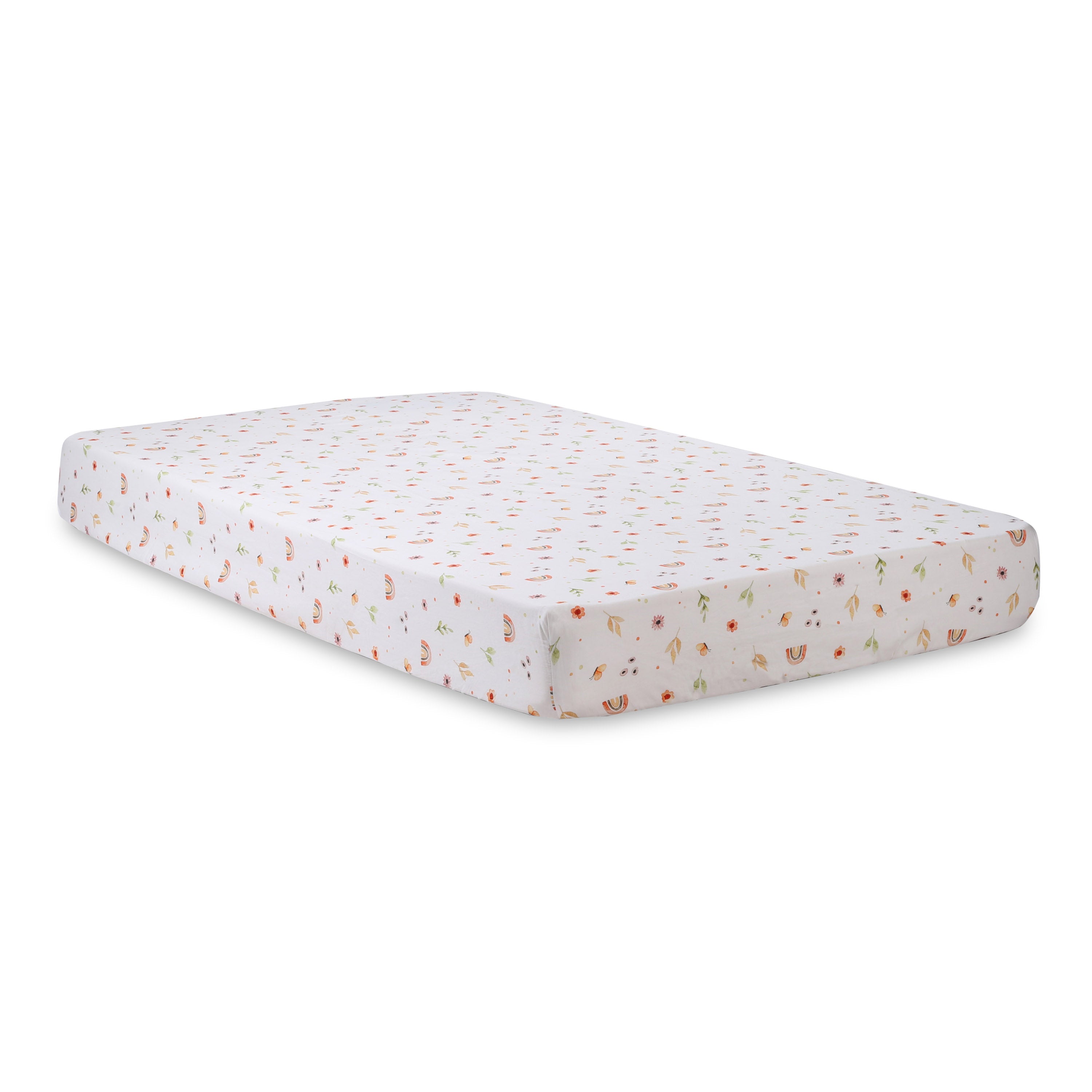 Rainbow Life - Fitted Cot Sheets in Organic Cotton