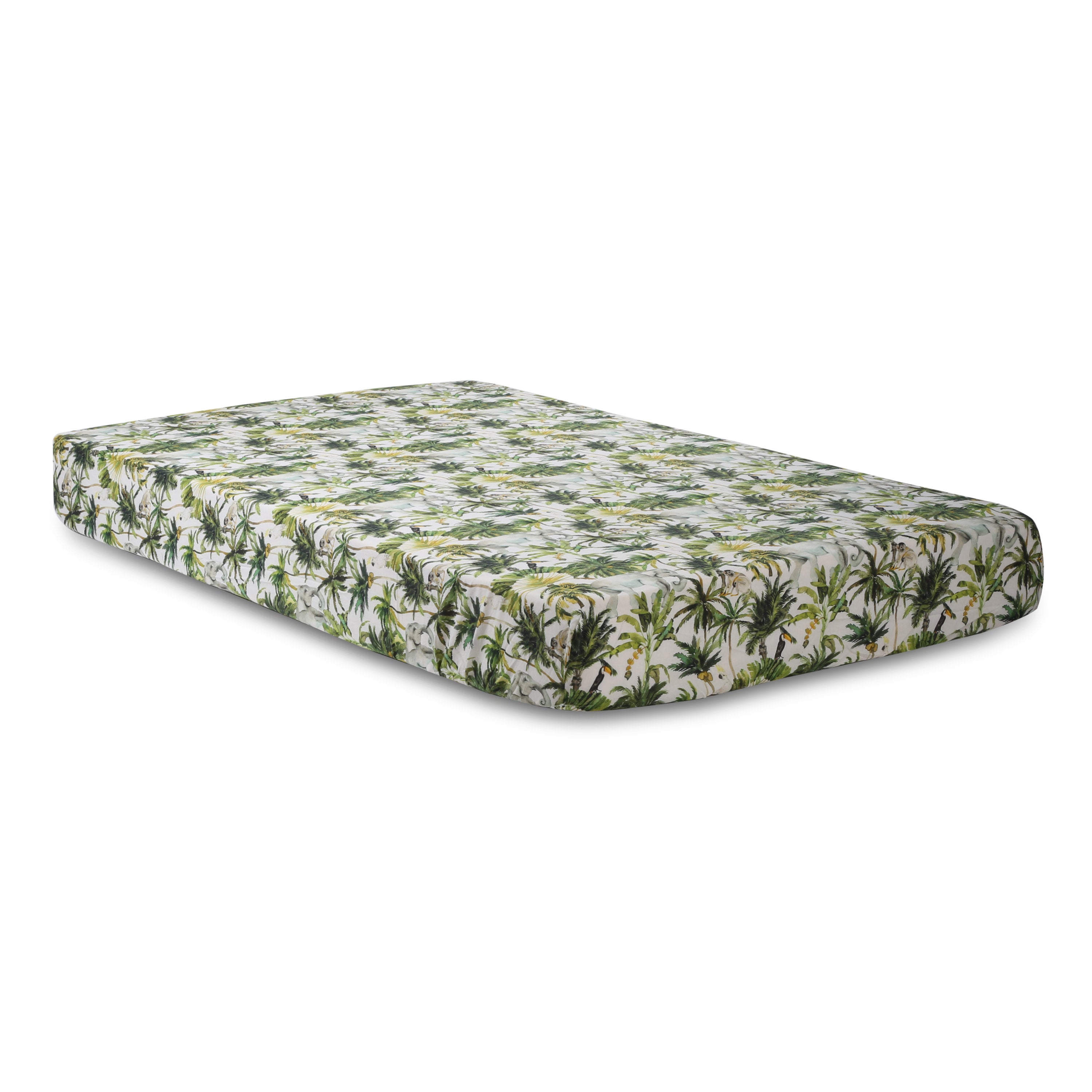 Jungle Life- Fitted Cot Sheets in Organic Cotton