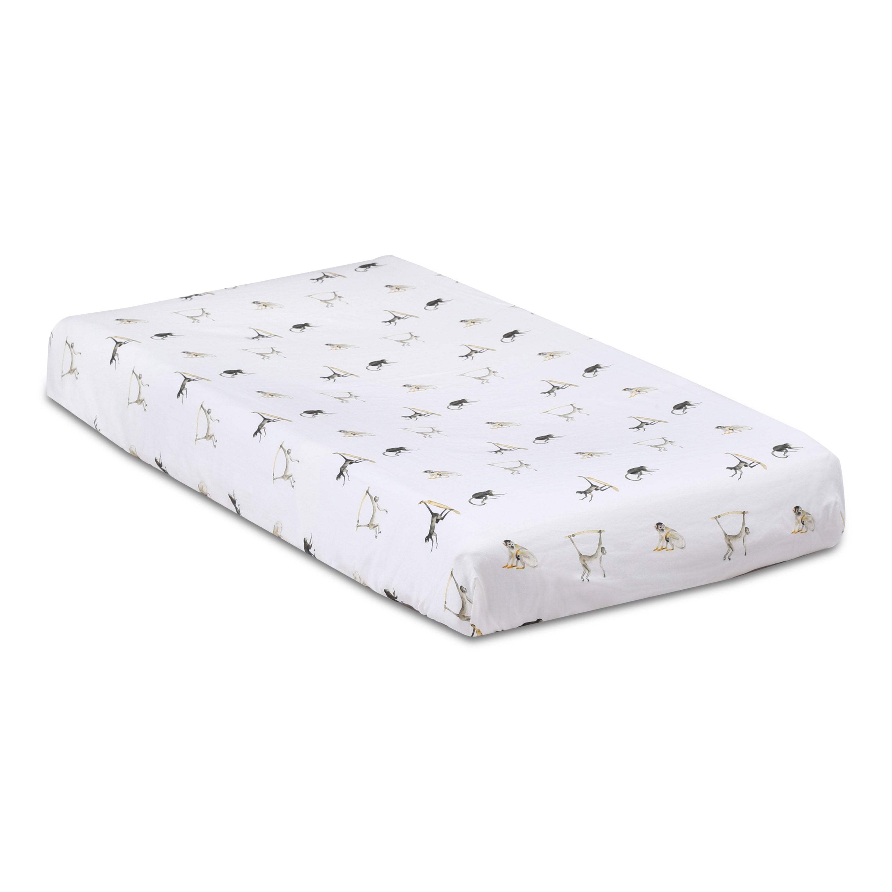 Monkey Life- Fitted Changing Pads in Organic Cotton