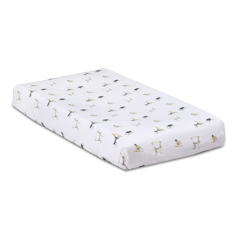 Monkey Life- Fitted Changing Pads in Organic Cotton