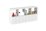 Lego Inspired Montessori Shelves 4x2