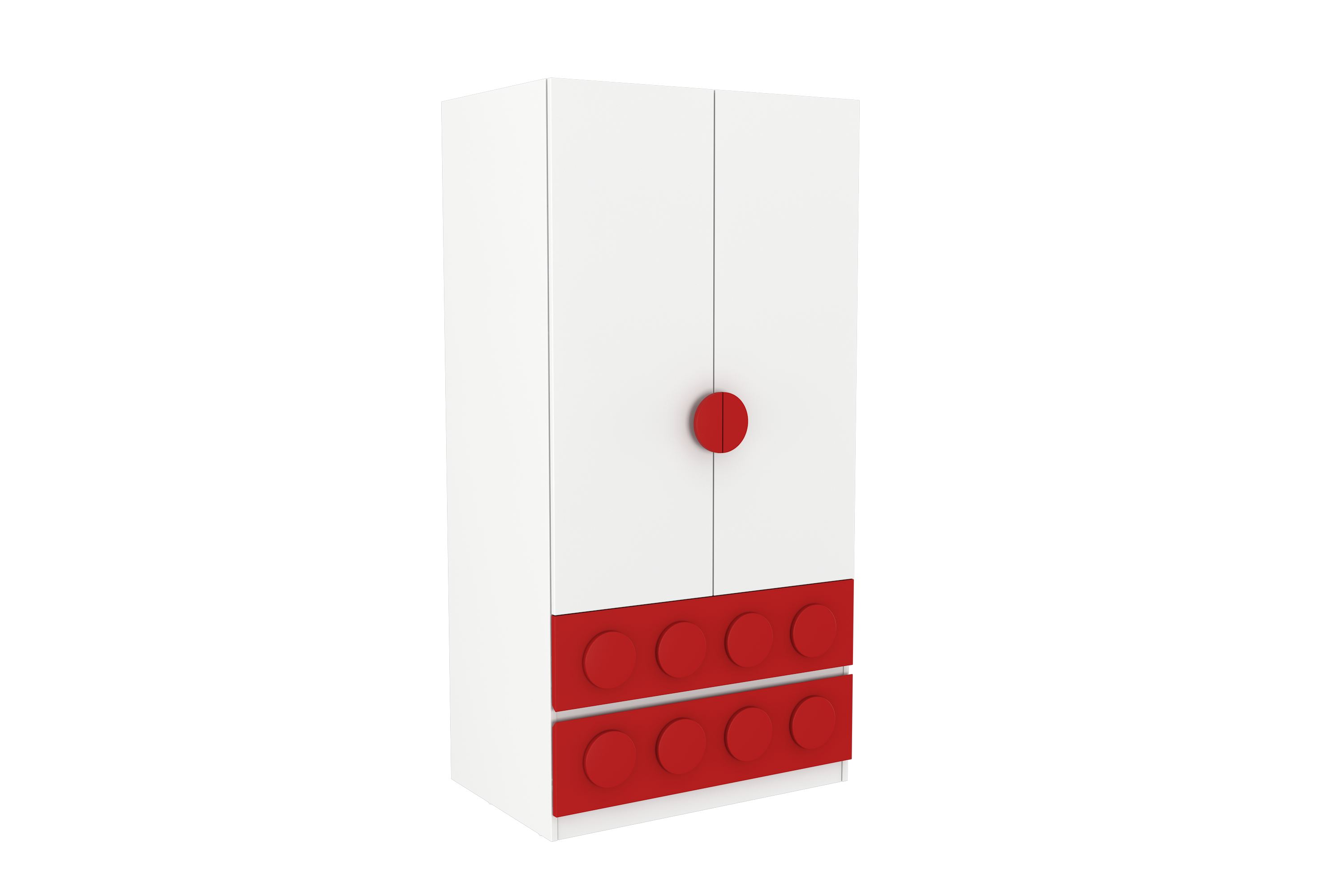 Lego Inspired Two Door Wardrobe