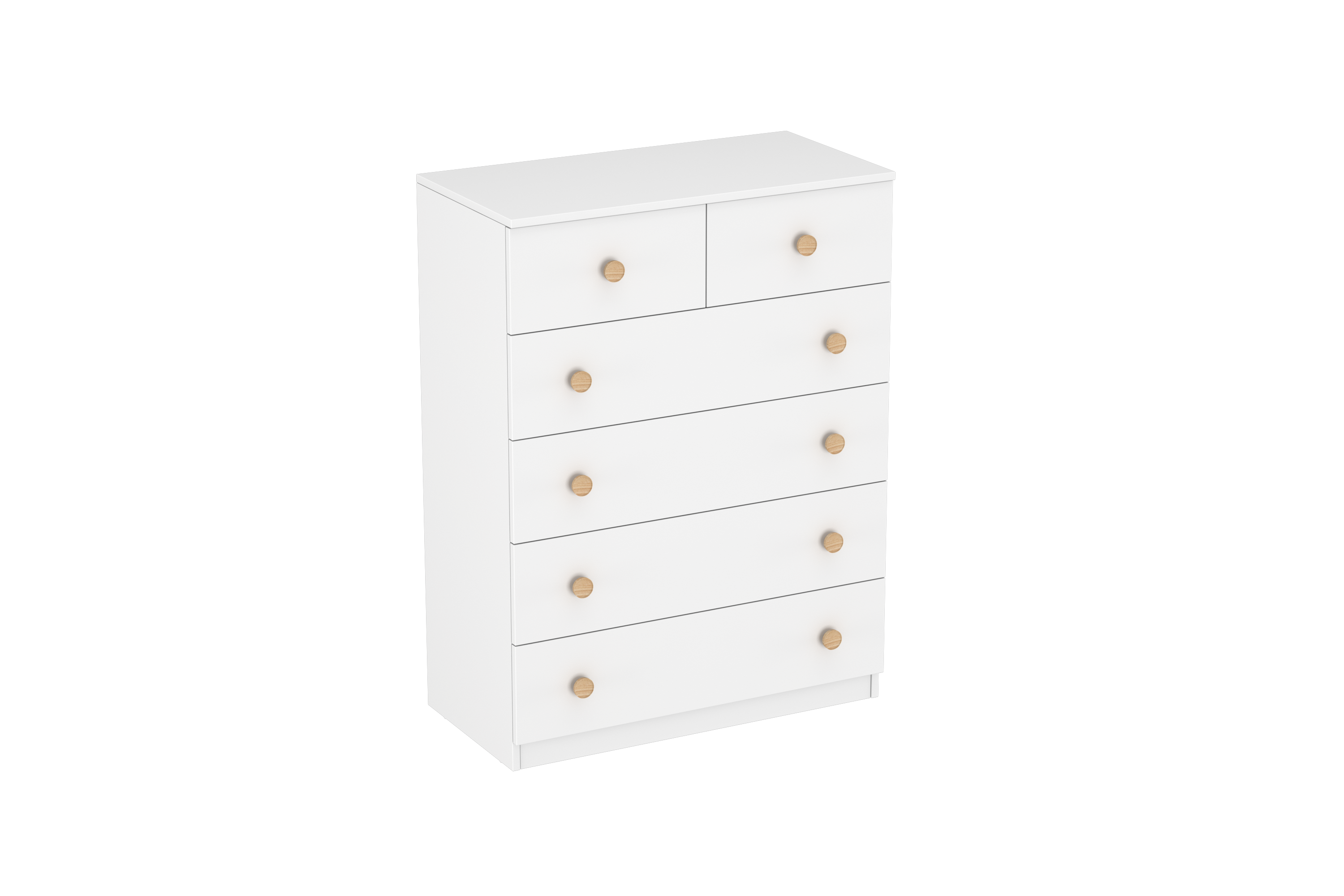 LittleBird Chest of Drawer S4 in White