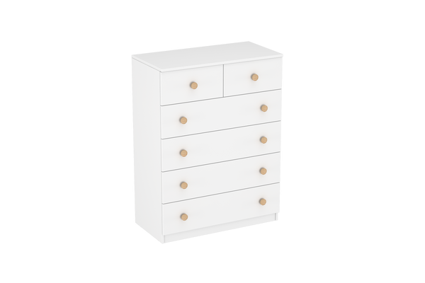 LittleBird Chest of Drawer S4 in White