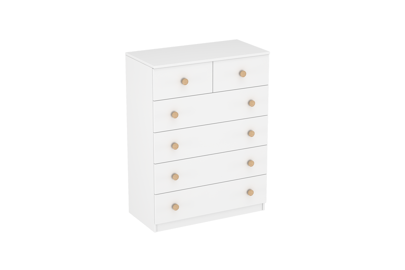 LittleBird Chest of Drawer S4 in White