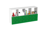 Lego Inspired Montessori Shelves 4x2