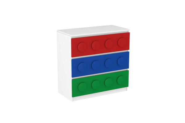 Lego Inspired Chest of Drawers D5