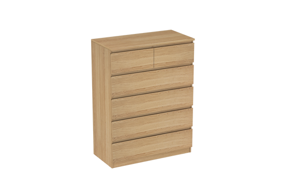 LittleBird Chest of Drawer S4 in Oak