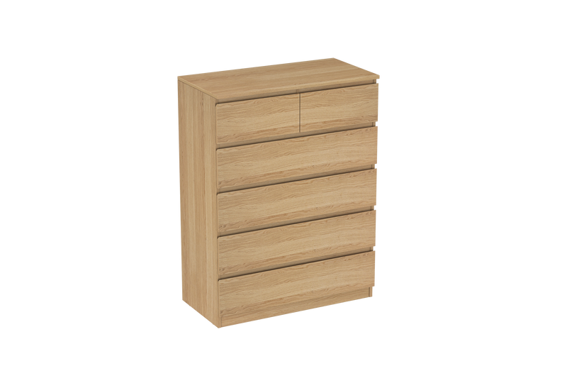 LittleBird Chest of Drawer S4 in Oak