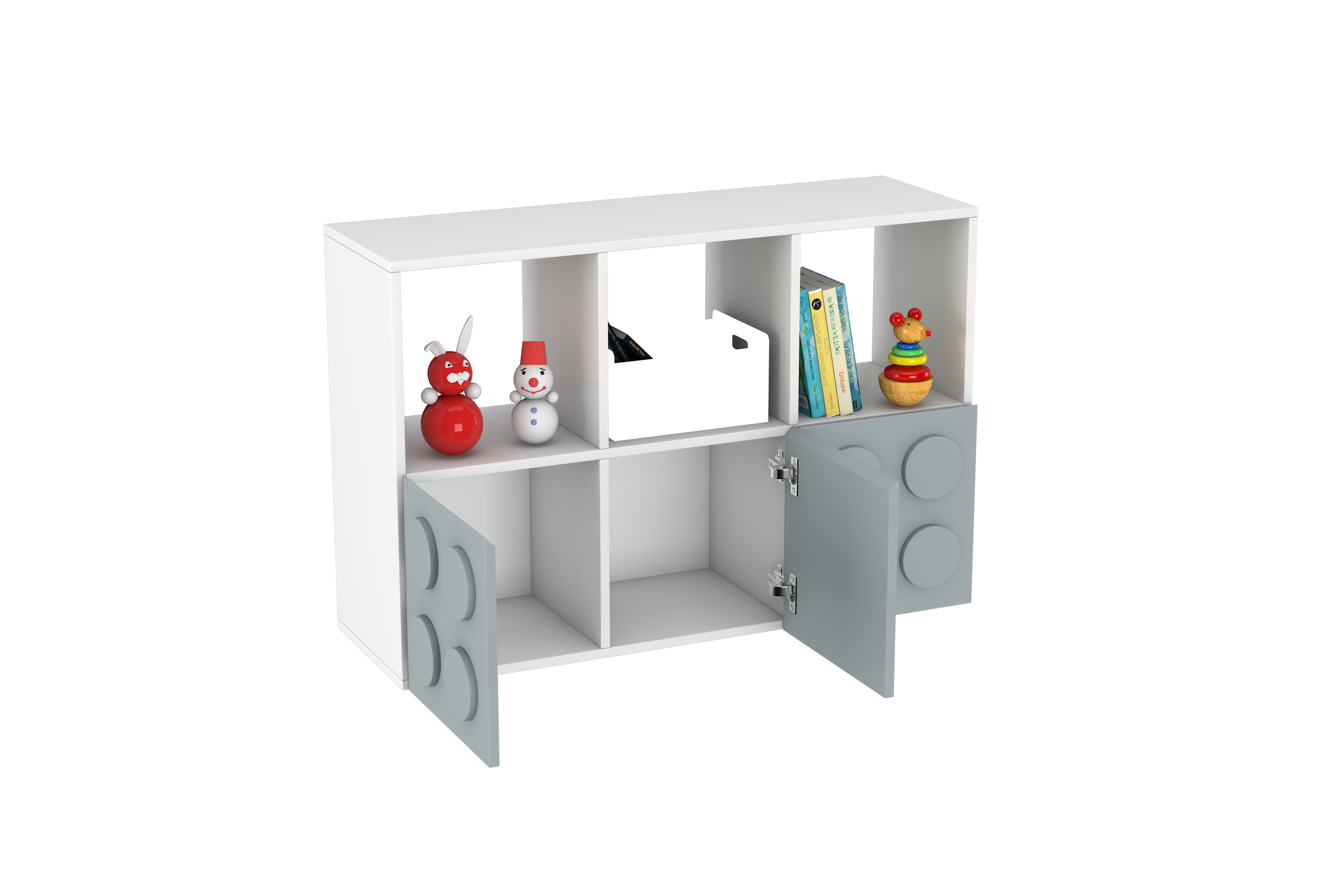 Lego Inspired Montessori Shelves 3x2