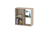 Montessori 2x2 Shelves In Oak & acacia laminate
