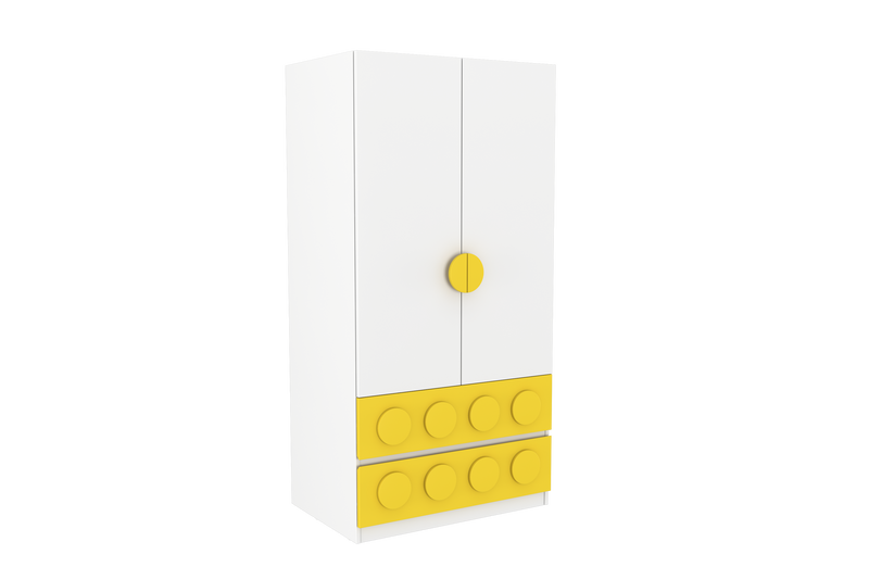 Lego Inspired Two Door Wardrobe
