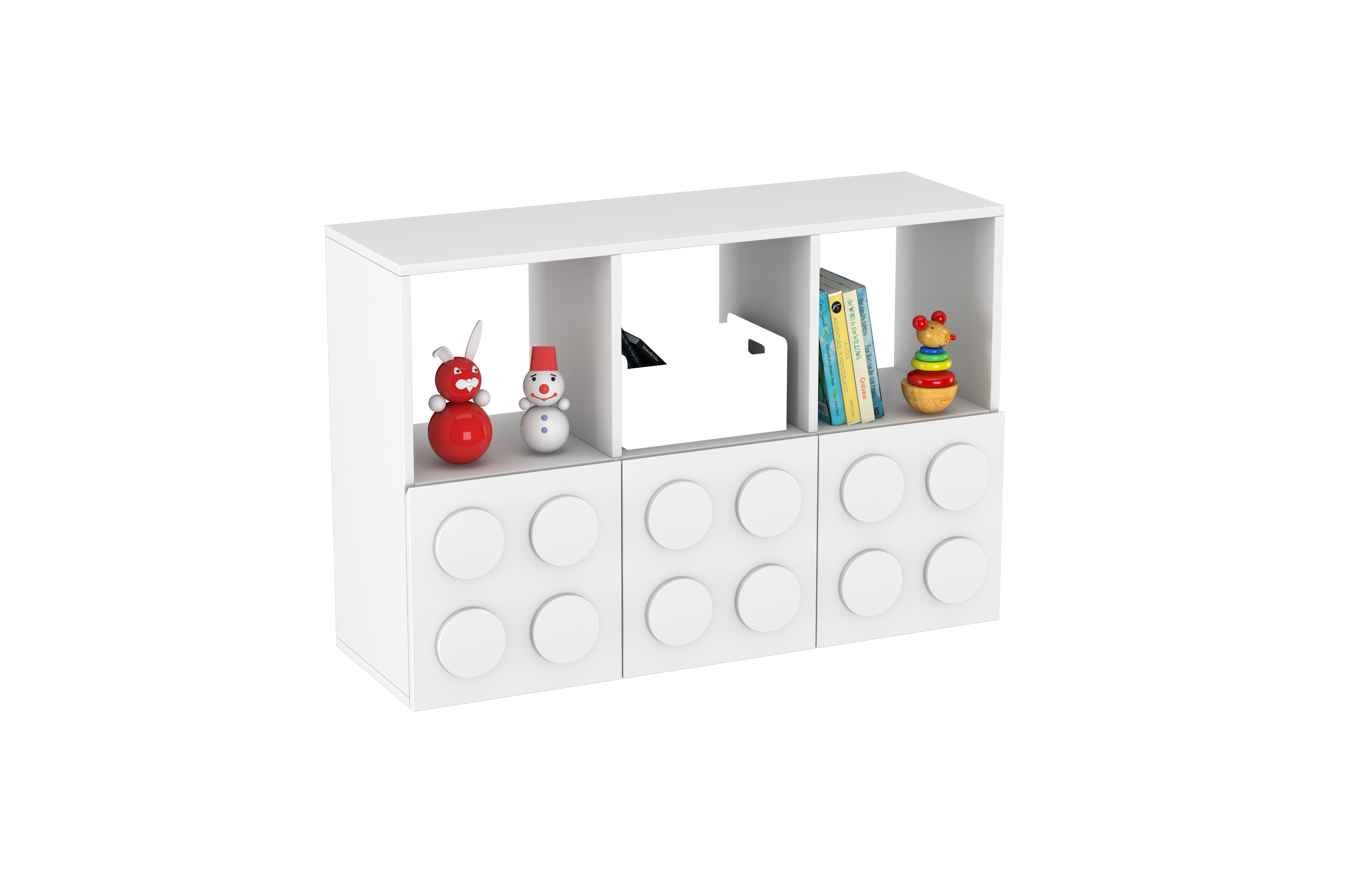 Lego Inspired Montessori Shelves 3x2