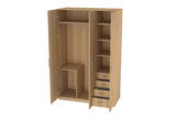 Elegant Three Door Wardrobe D5