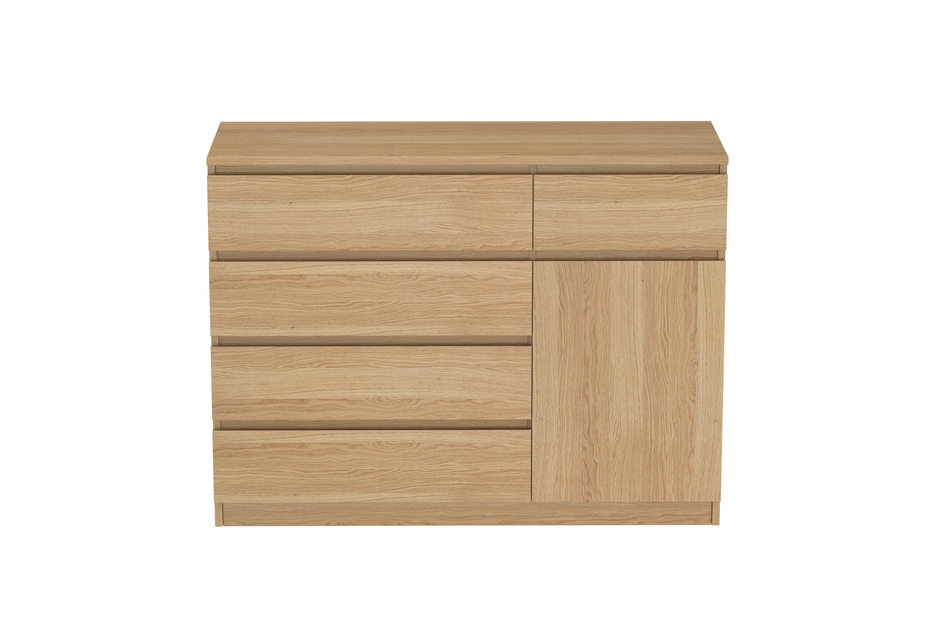 LittleBird Chest of Drawer S5 in Oak